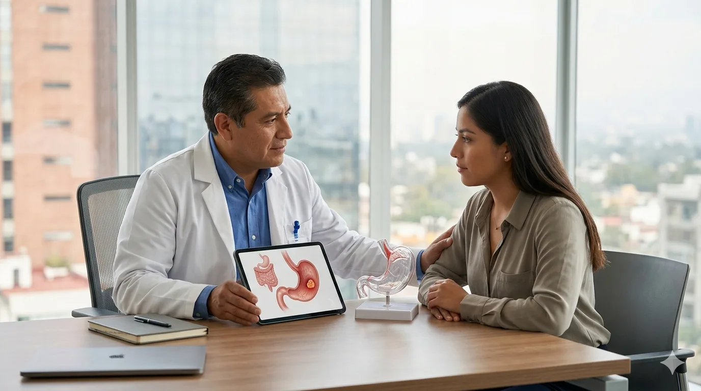 ¿Qué médico trata cáncer gástrico en CDMX y Tlalnepantla?