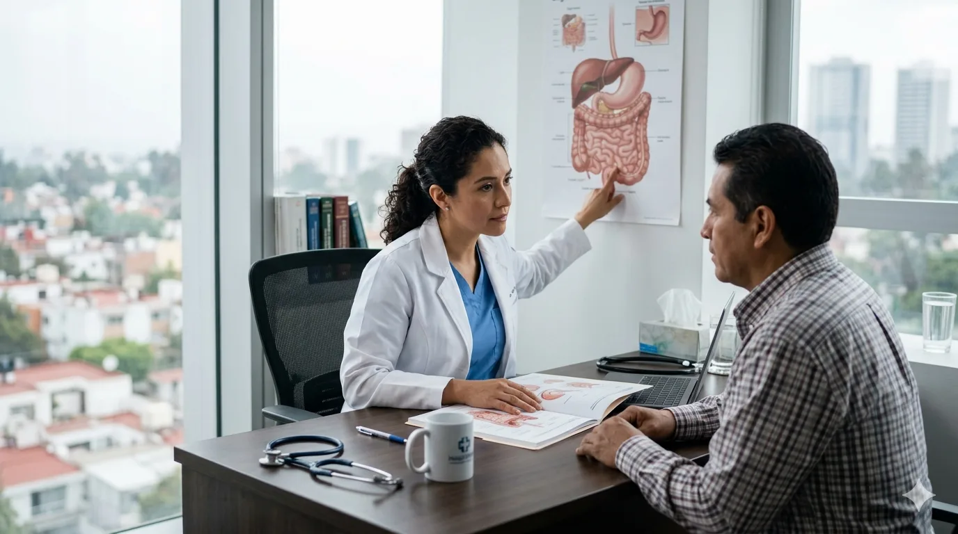 ¿Qué médico trata complicaciones digestivas?
